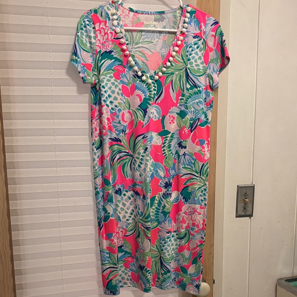 Lilly Pulitzer Tropical Print Swim Cover-Up
